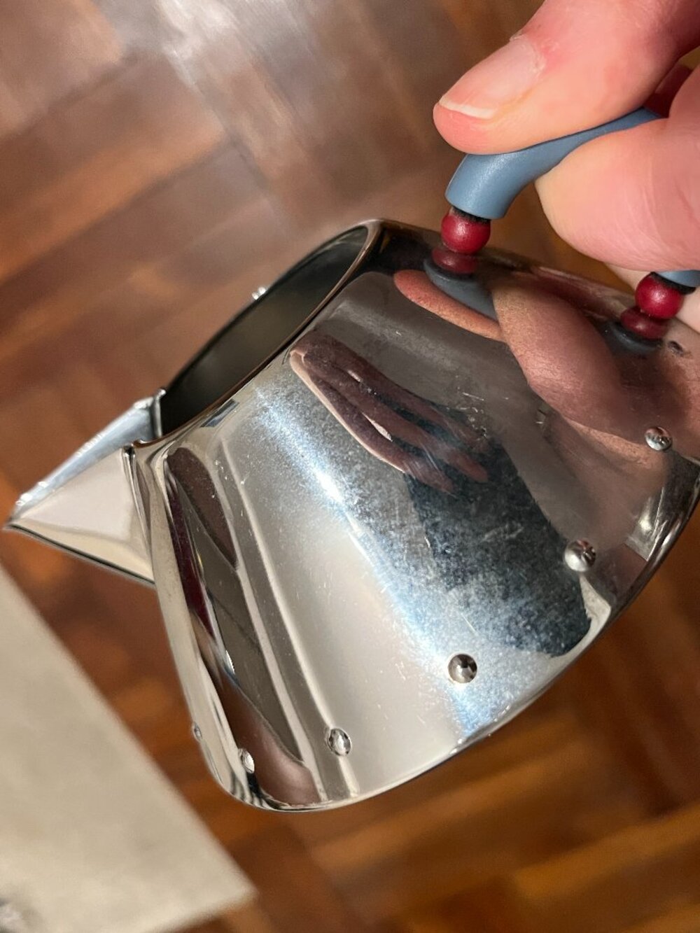 Alessi Michael Graves Stainless Steel Creamer Jug Italy